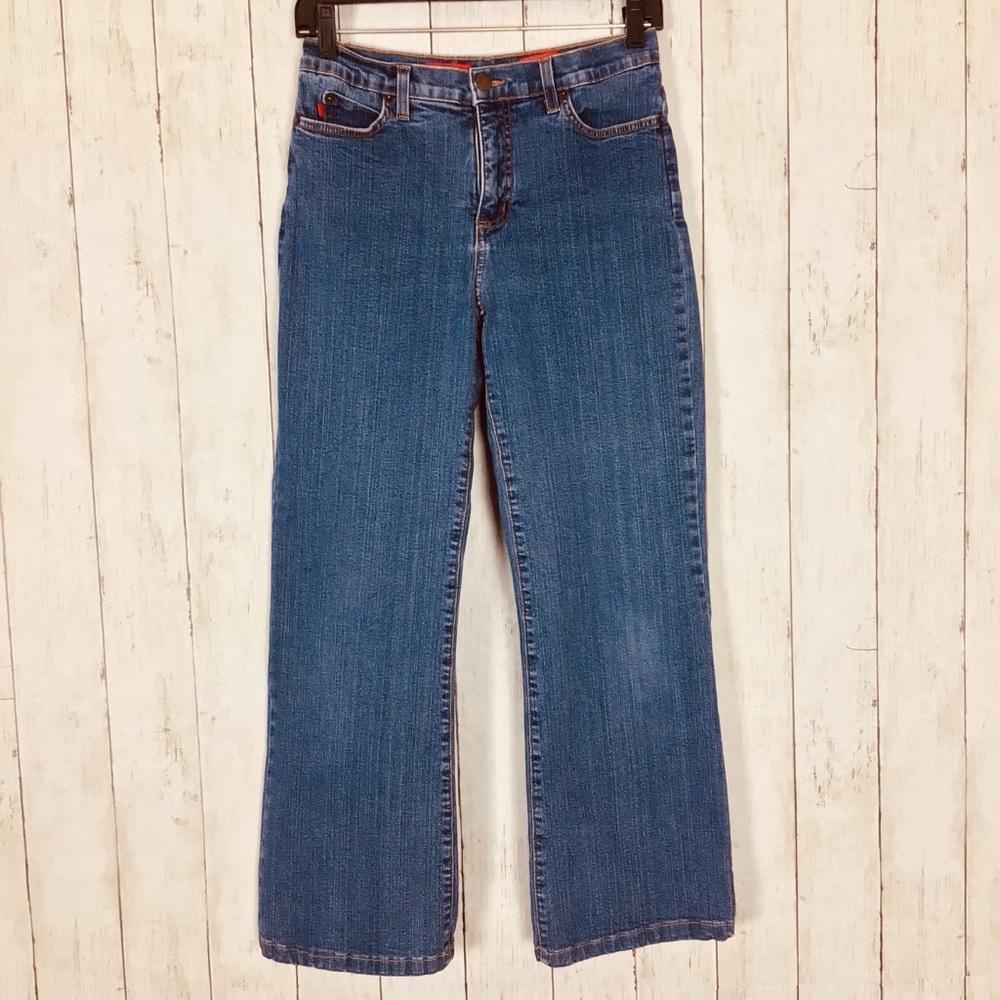 NYDJ Tummy Tuck Straight Leg Jeans Blue Not Your Daughters